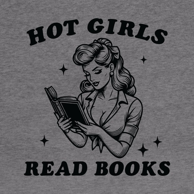 Hot Girls Read Books Vintage by Nessanya